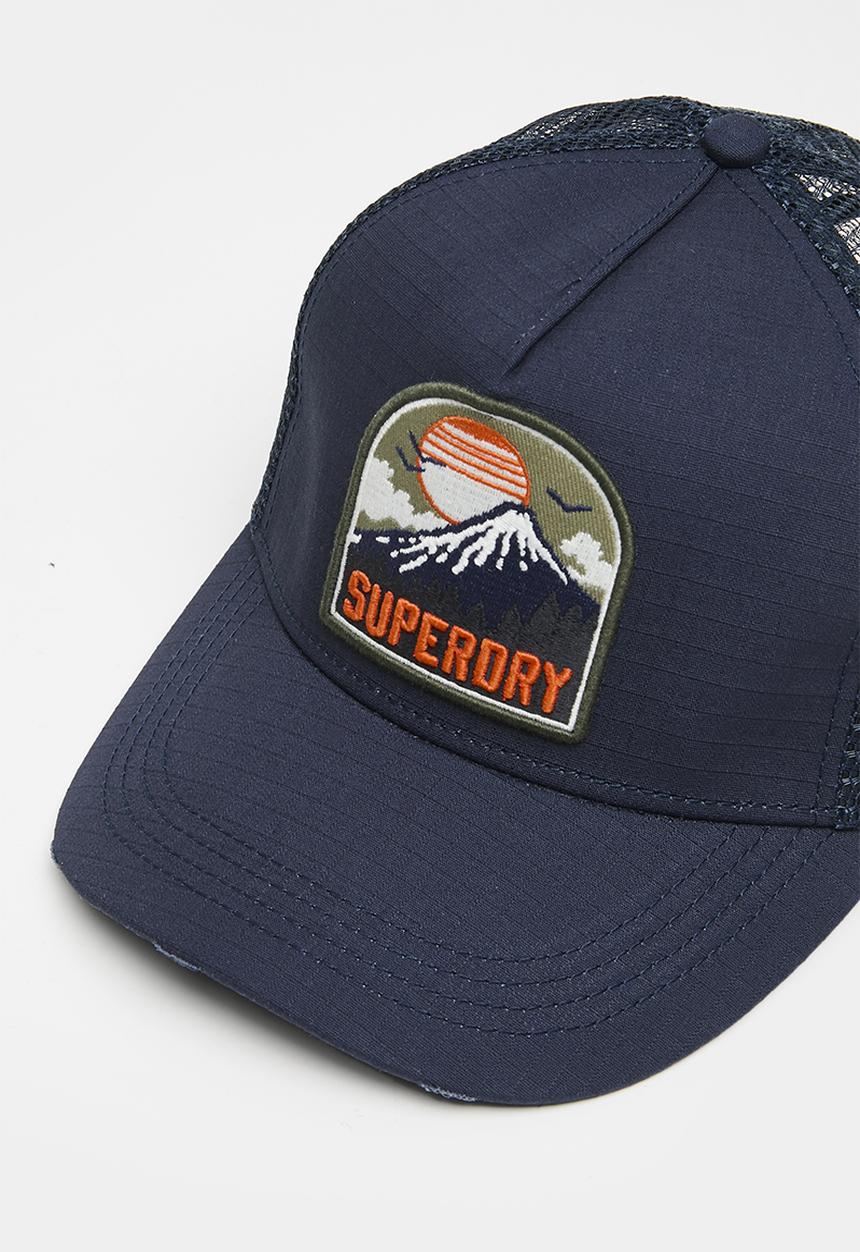 Superdry. - Dirt Road Trucker Cap - Lauren Navy