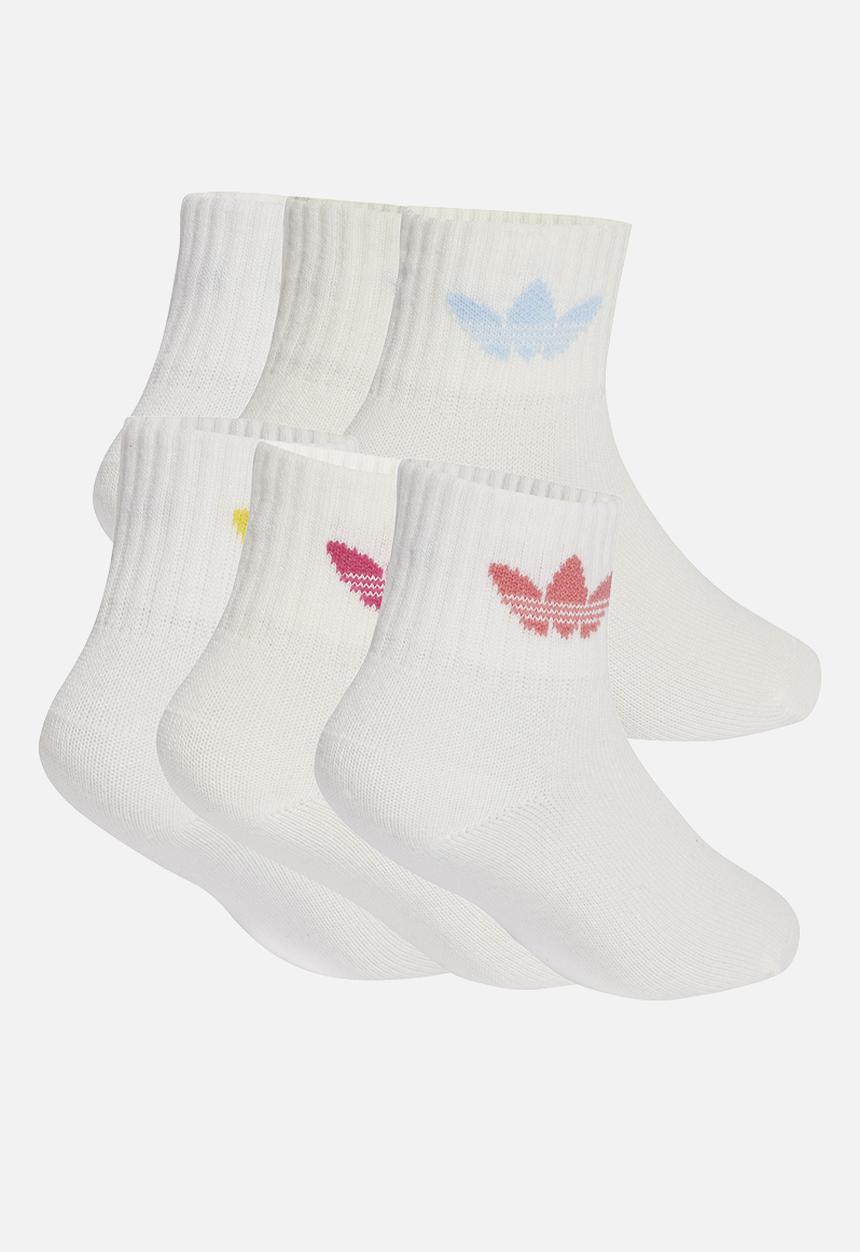 adidas Originals - Kids Sock 6 Pack - White
