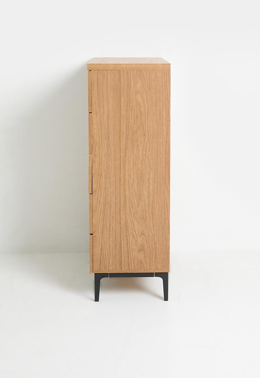 Sixth Floor - Giselle 5 drawer - natural