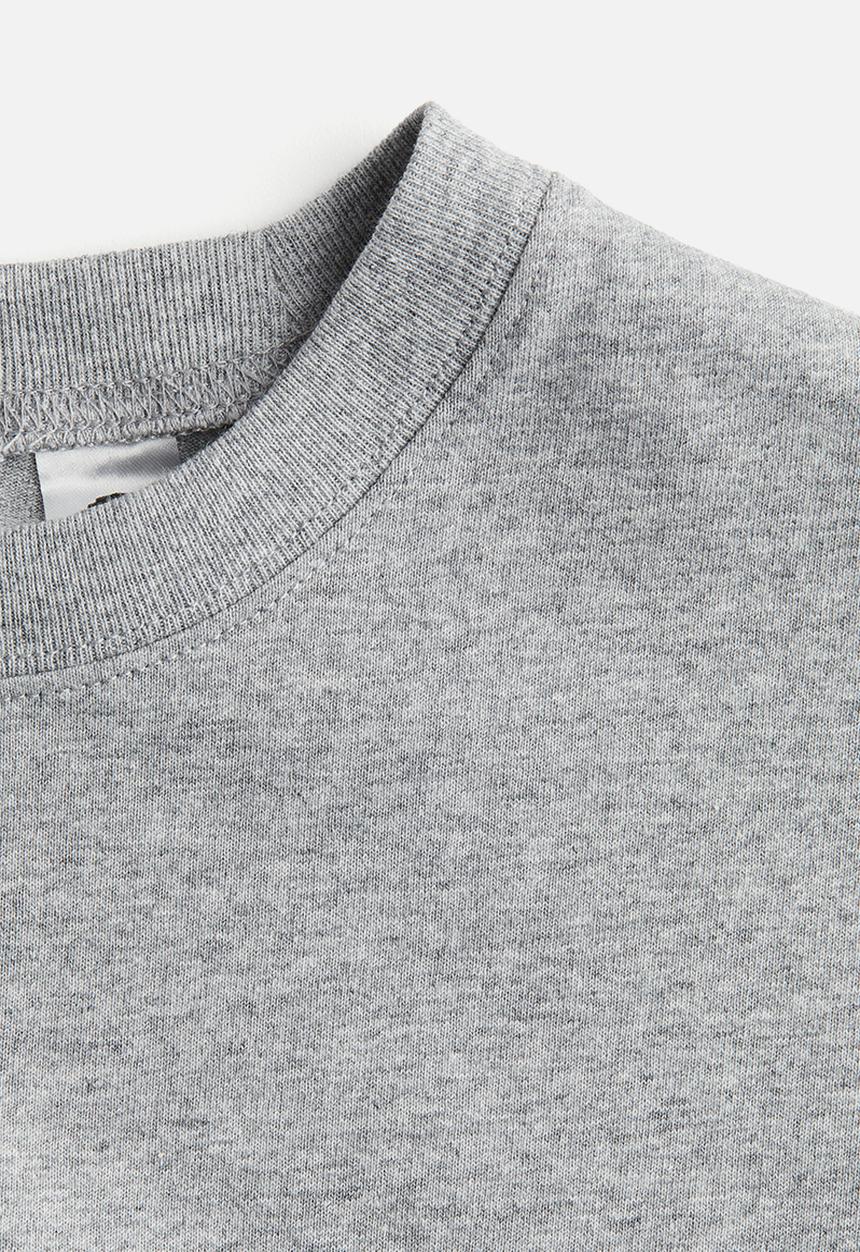 H&M - Oversized printed T-shirt - grey marl space jam