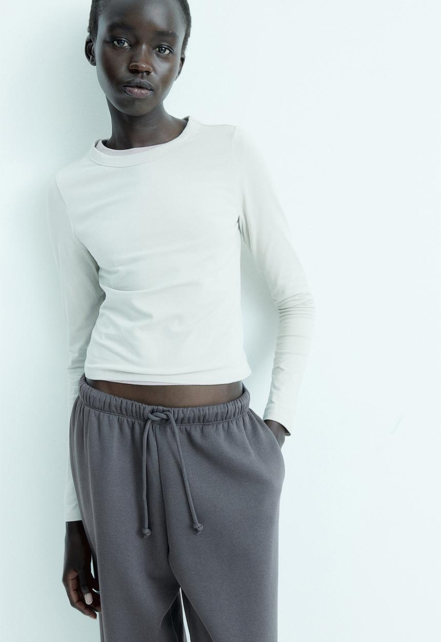 H&M - Wide joggers - grey