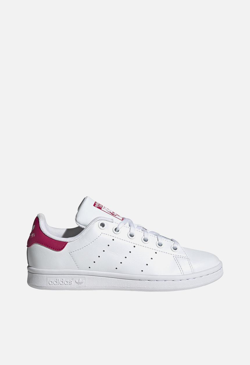 adidas Originals - Stan Smith J - Cloud White/Cloud White/Bold Pink