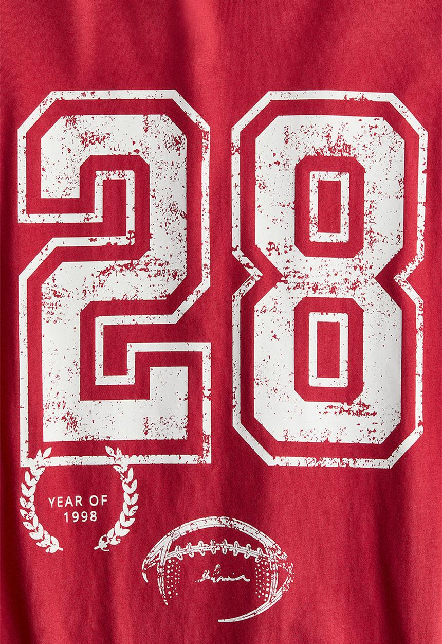 H&M - Oversized T-shirt - red
