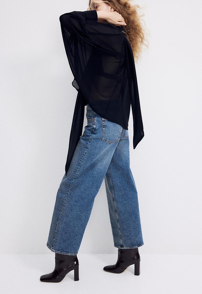 H&M - Wide jeans - blue