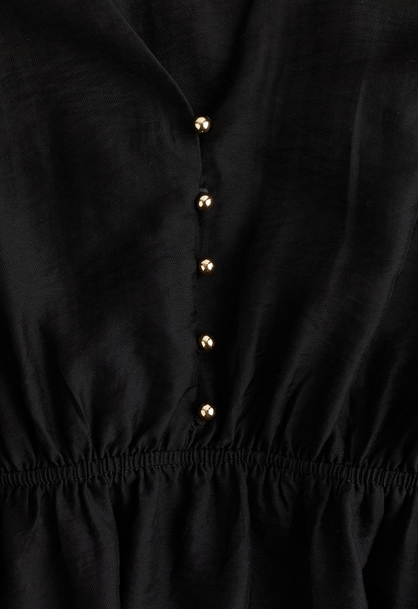 H&M - Tie-belt dress - black
