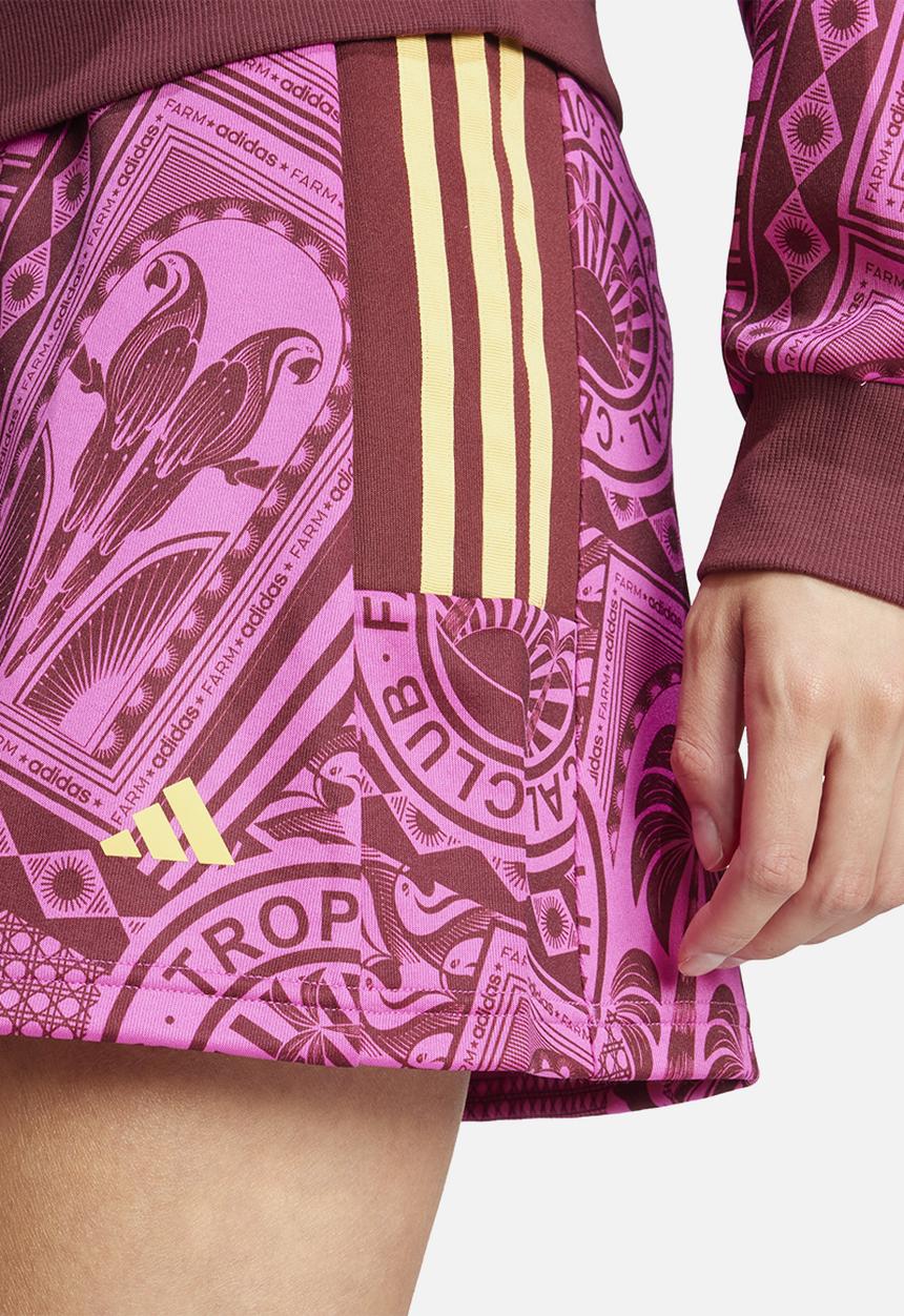 adidas Performance - Farm Skirt - Lucid Fuchsia & Shadow Red