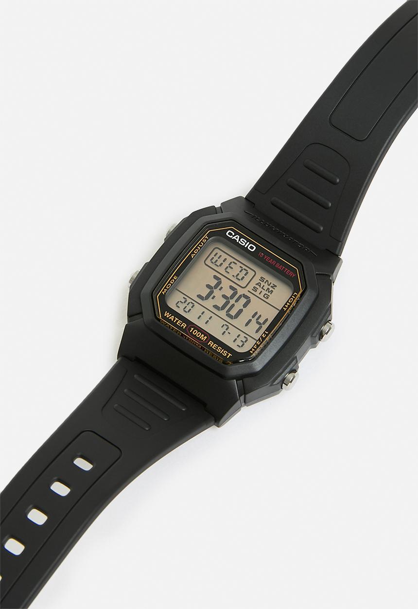 Casio - 100m 1/100 Dual Time Watch Black