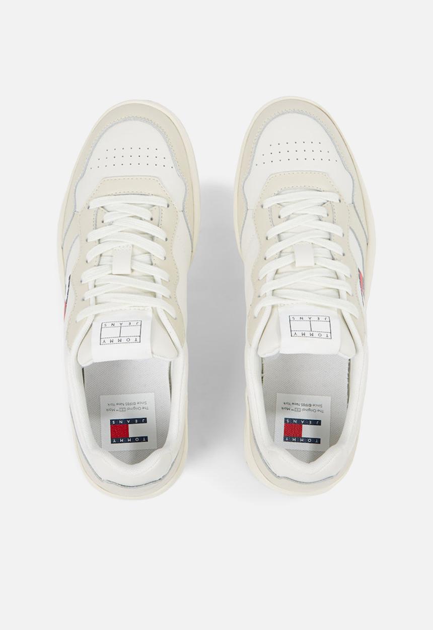 Tommy Hilfiger - Tjm cupsole leather ess - white