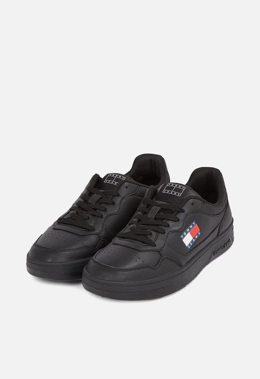 Tommy Hilfiger - Tjm cupsole leather ess - black
