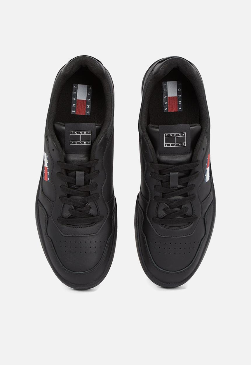Tommy Hilfiger - Tjm cupsole leather ess - black