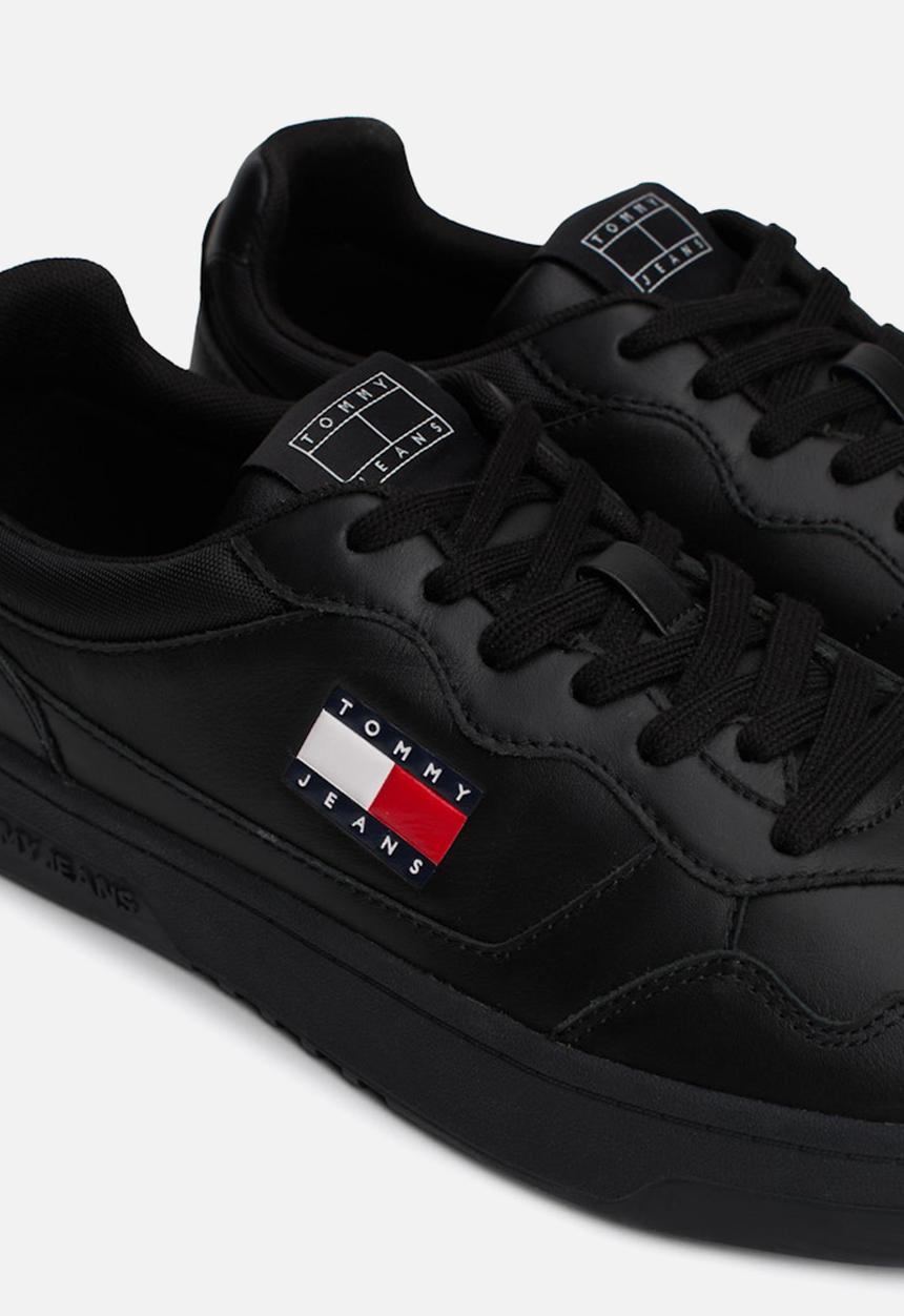 Tommy Hilfiger - Tjm cupsole leather ess - black