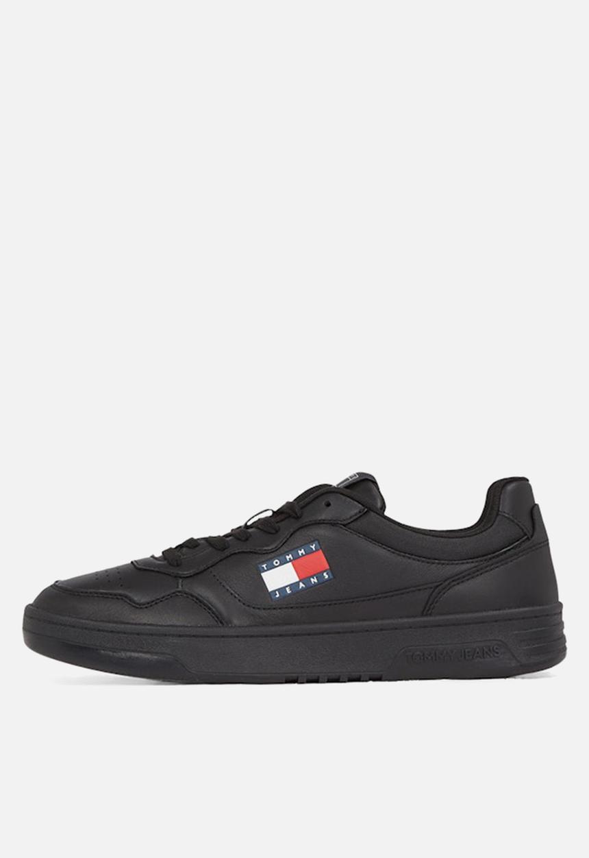 Tommy Hilfiger - Tjm cupsole leather ess - black