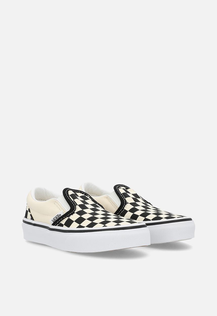 Vans - Uy classic slip-on - (checkerboard) black/beige/white