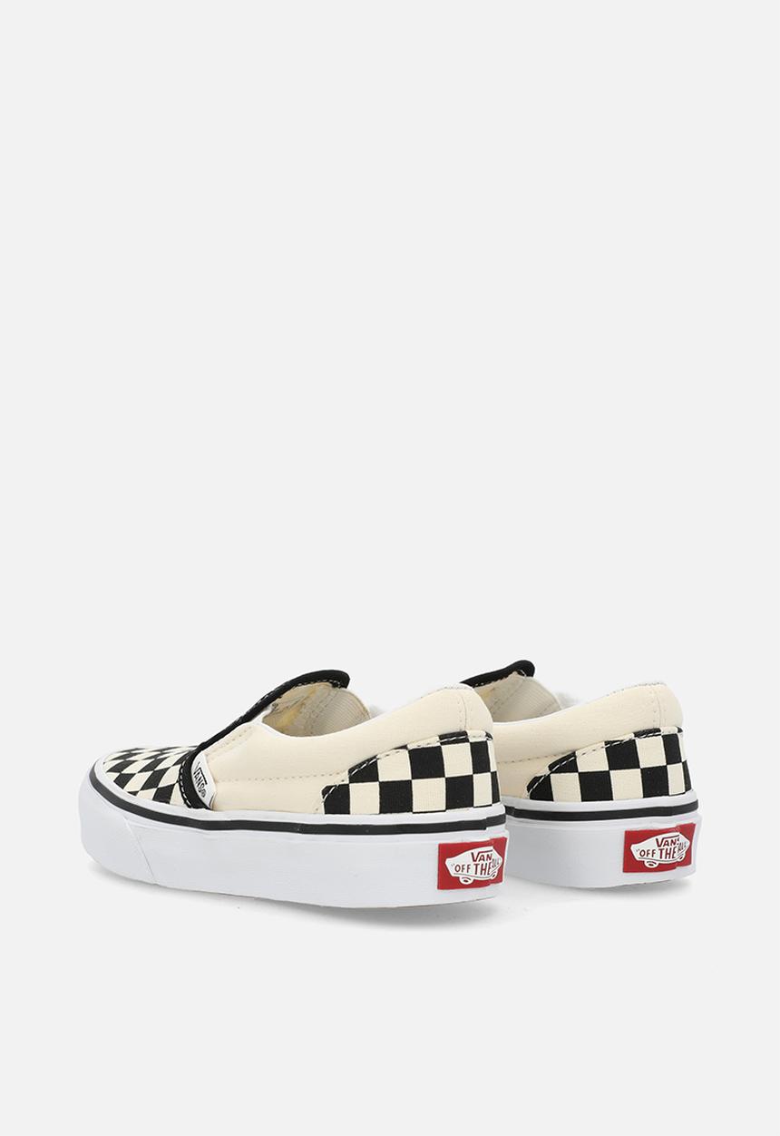 Vans - Uy classic slip-on - (checkerboard) black/beige/white