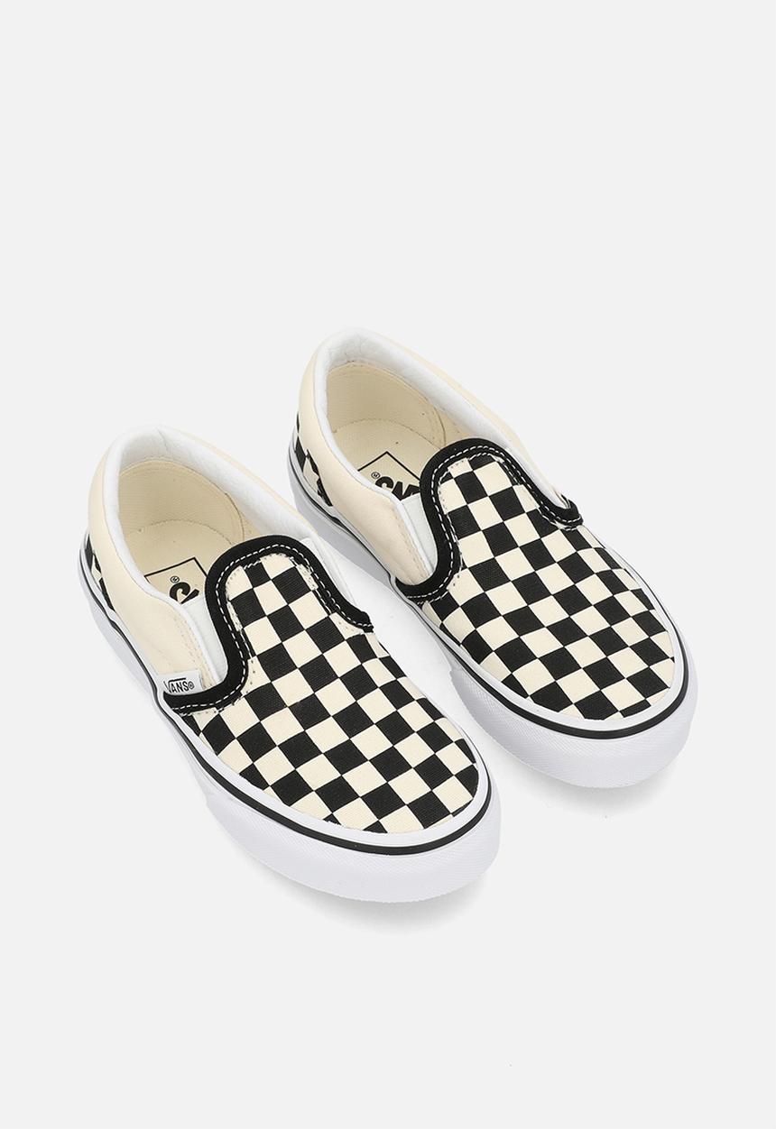 Vans - Uy classic slip-on - (checkerboard) black/beige/white