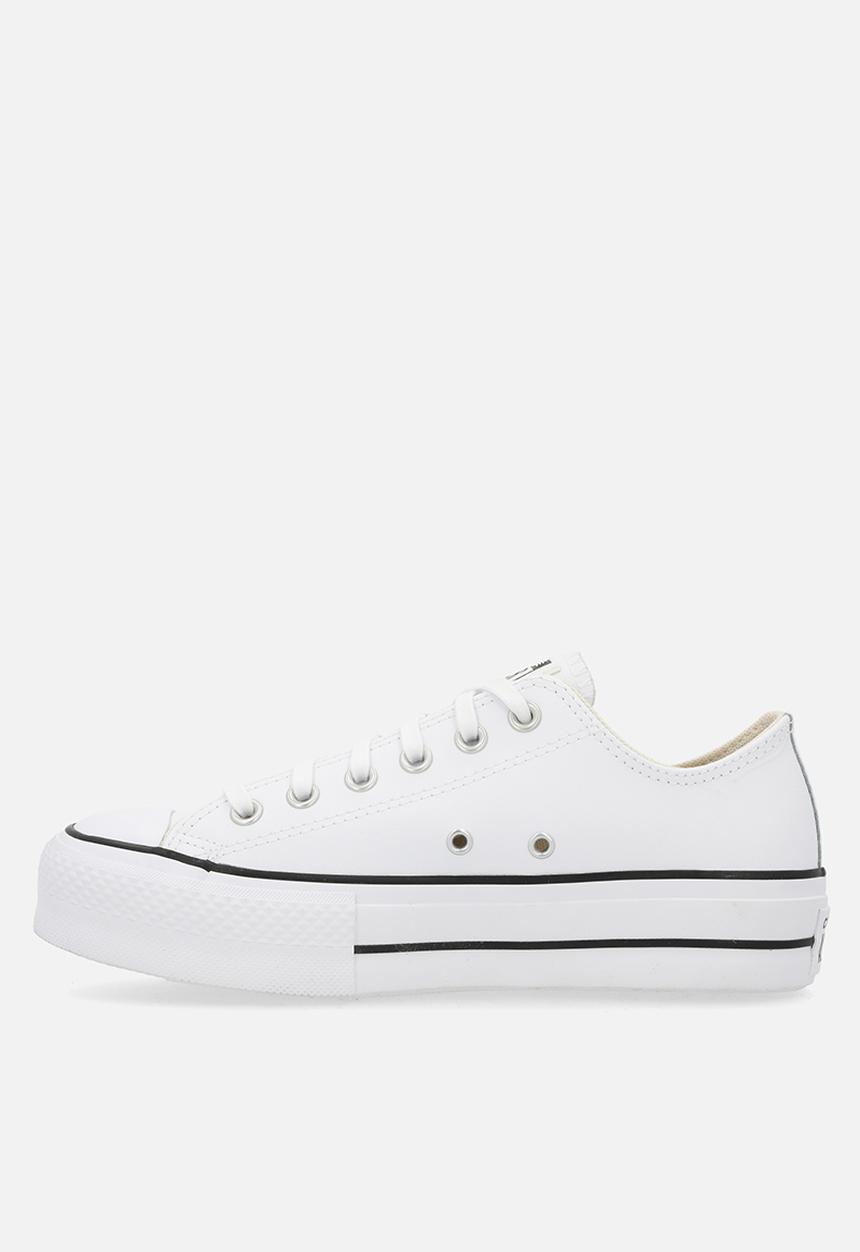 Converse - Chuck Taylor All Star Lift Platform Leather - White/Black/White