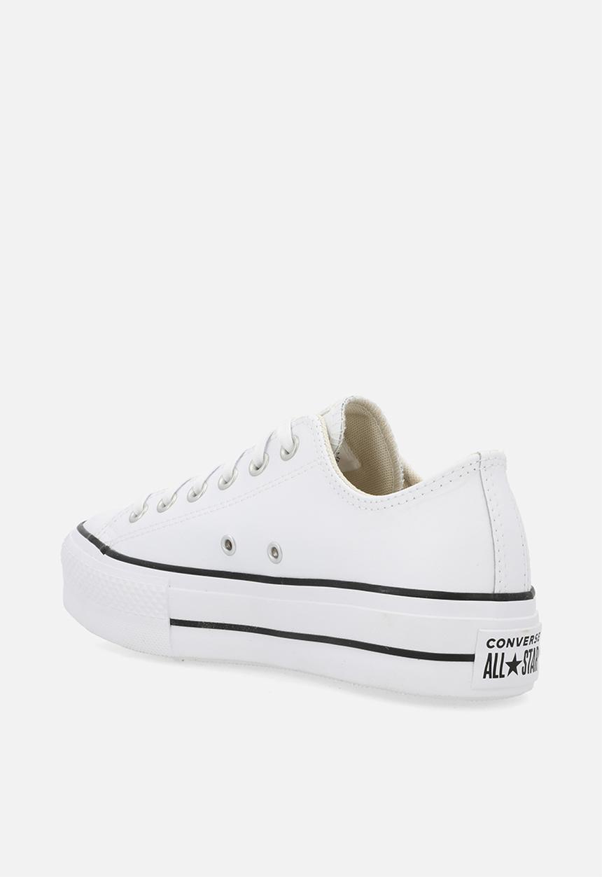 Converse - Chuck Taylor All Star Lift Platform Leather - White/Black/White