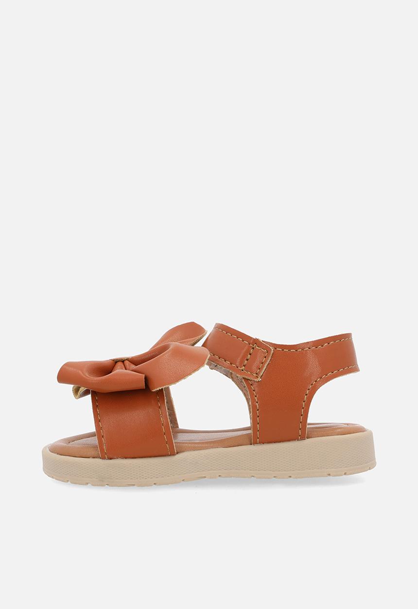 Pop Candy - Bow décor sandals - brown