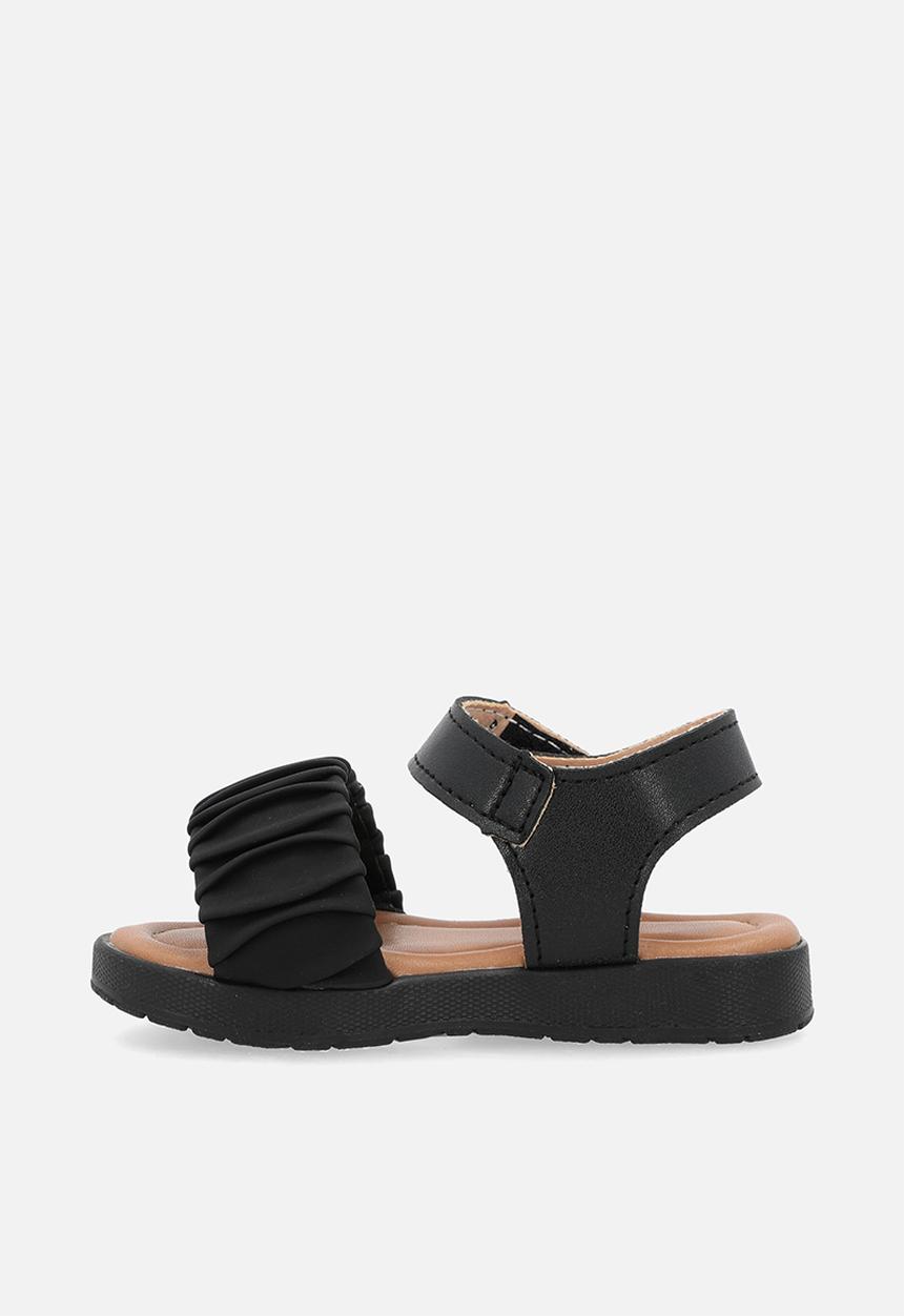 Pop Candy - Ruched sandals - black