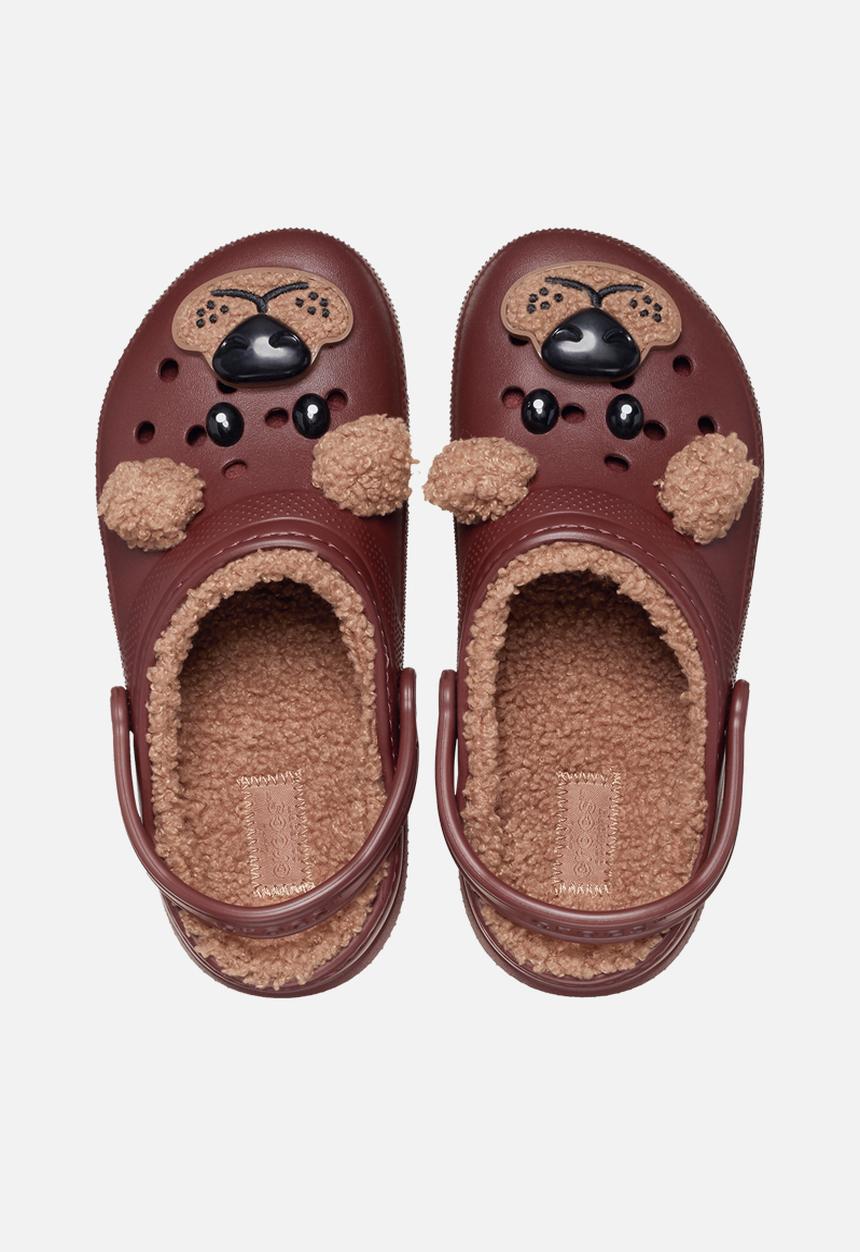 Crocs - Classic Lined IAM BrownBearCgT-Dark Clay