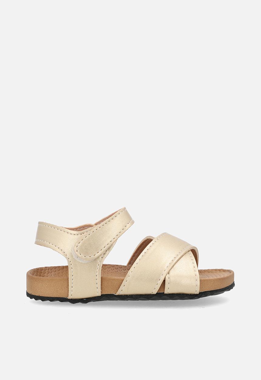 Pop Candy - Cross cross sandals - gold