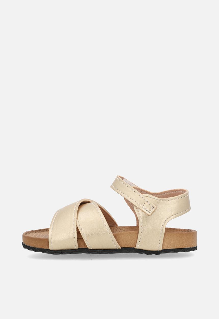 Pop Candy - Cross cross sandals - gold