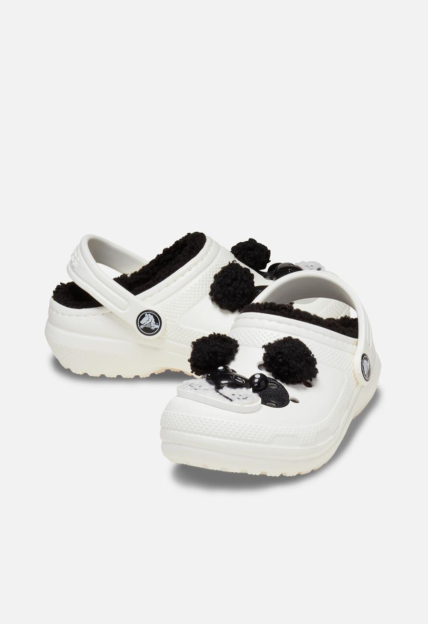 Crocs - Classic Lined IAM PandaBearCgT-Chalk/Black