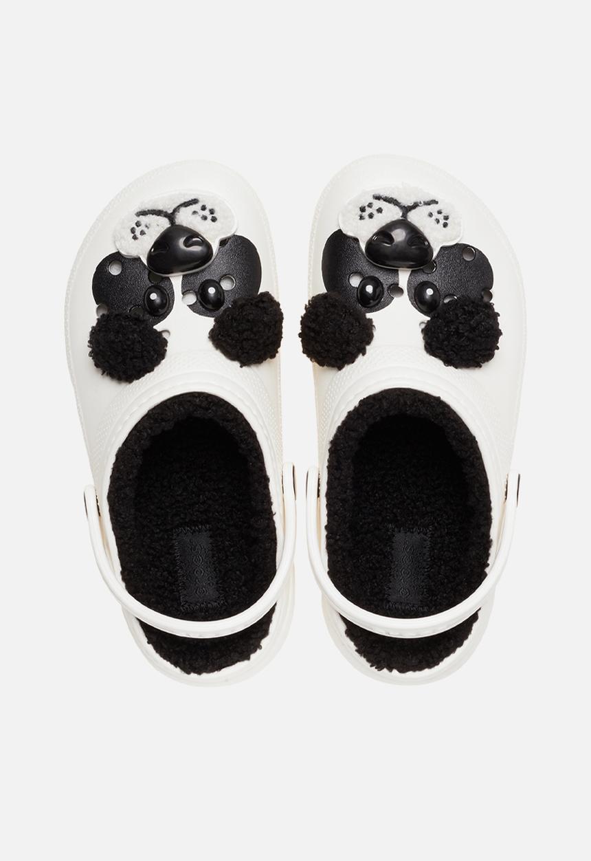 Crocs - Classic Lined IAM PandaBearCgT-Chalk/Black