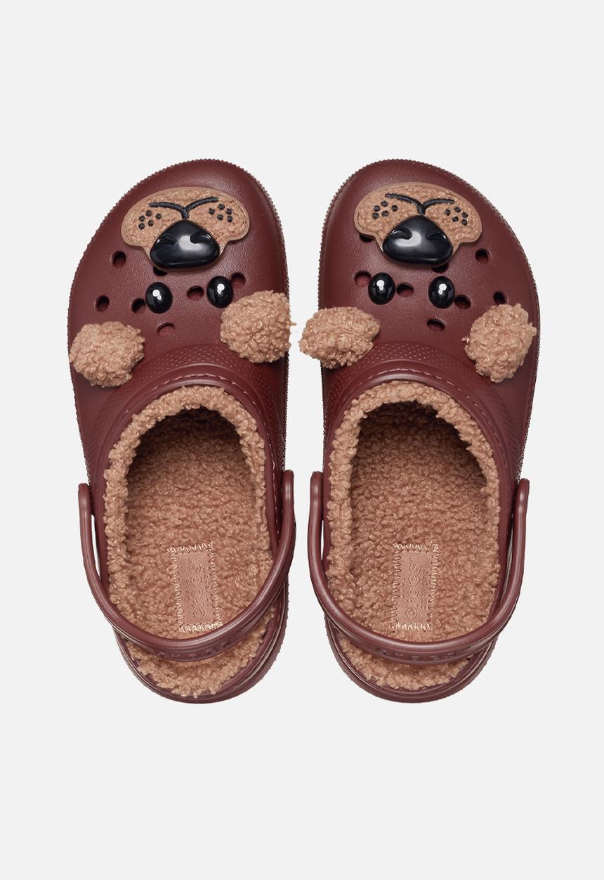 Crocs - Classic Lined IAM BrownBearCgK-Dark Clay