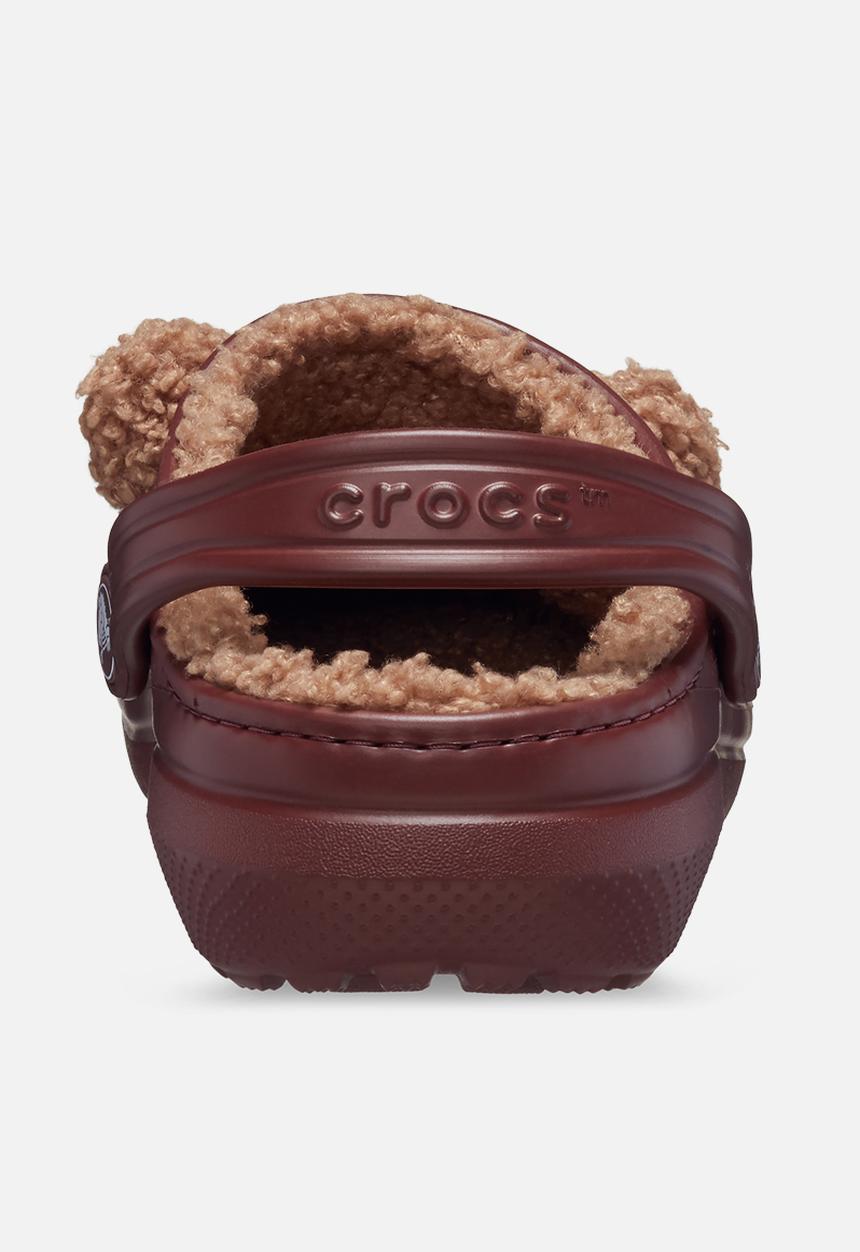 Crocs - Classic Lined IAM BrownBearCgK-Dark Clay