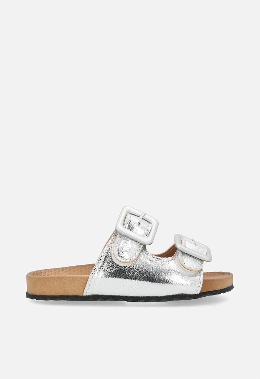 Pop Candy - Twin buckle slides-silver