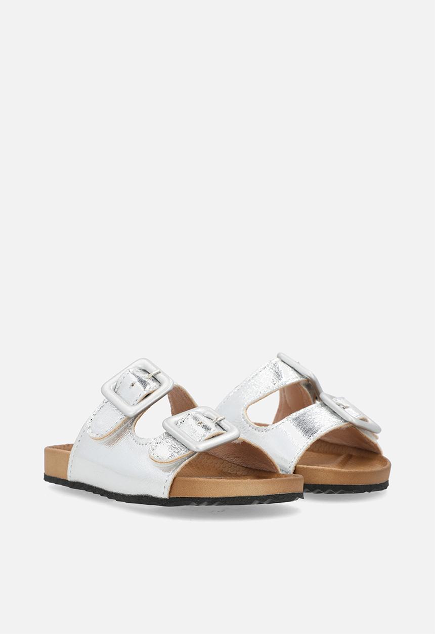 Pop Candy - Twin buckle slides-silver