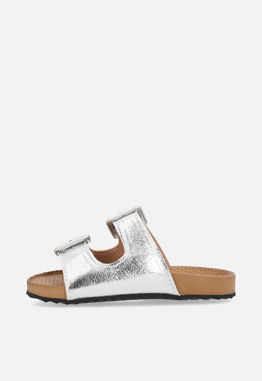 Pop Candy - Twin buckle slides-silver