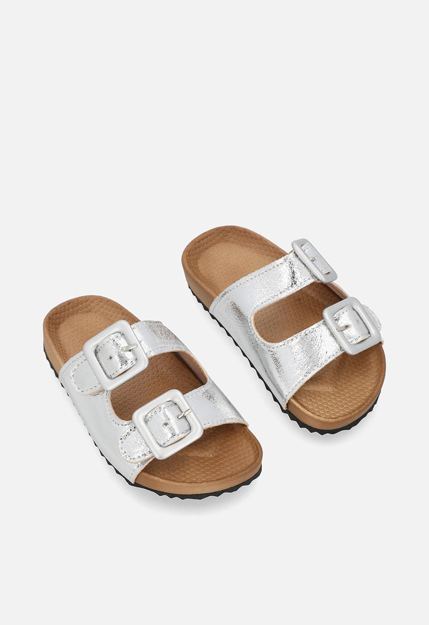 Pop Candy - Twin buckle slides-silver