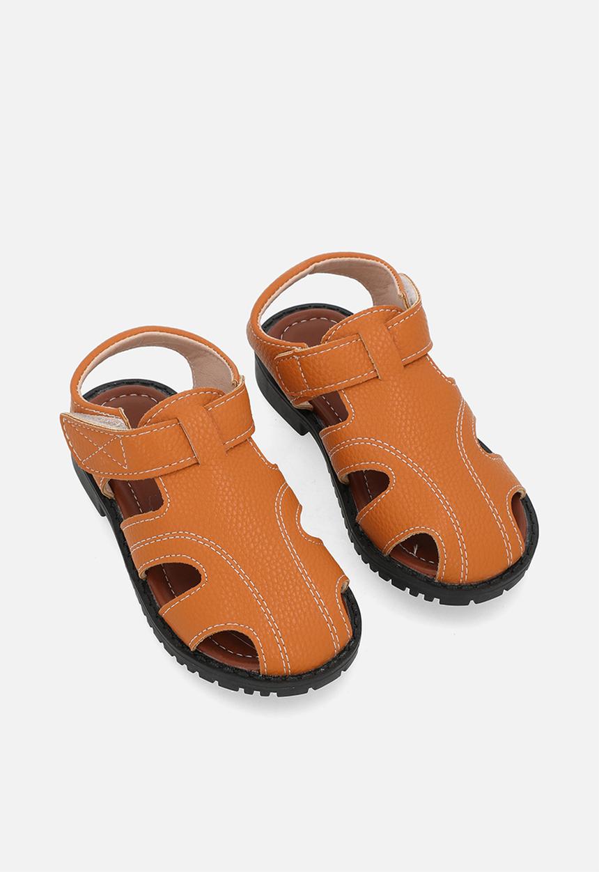 Pop Candy - Caged sandals - light brown