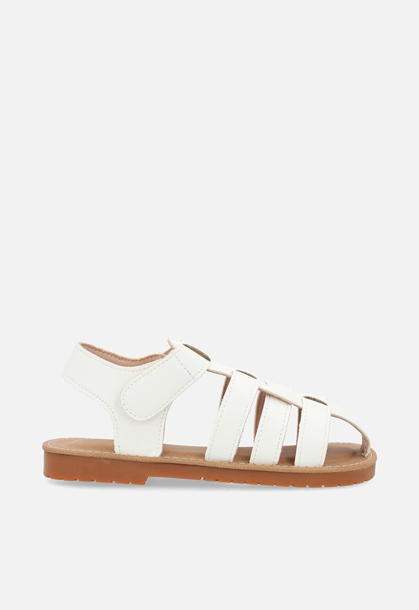 Pop Candy - Caged sandals - white