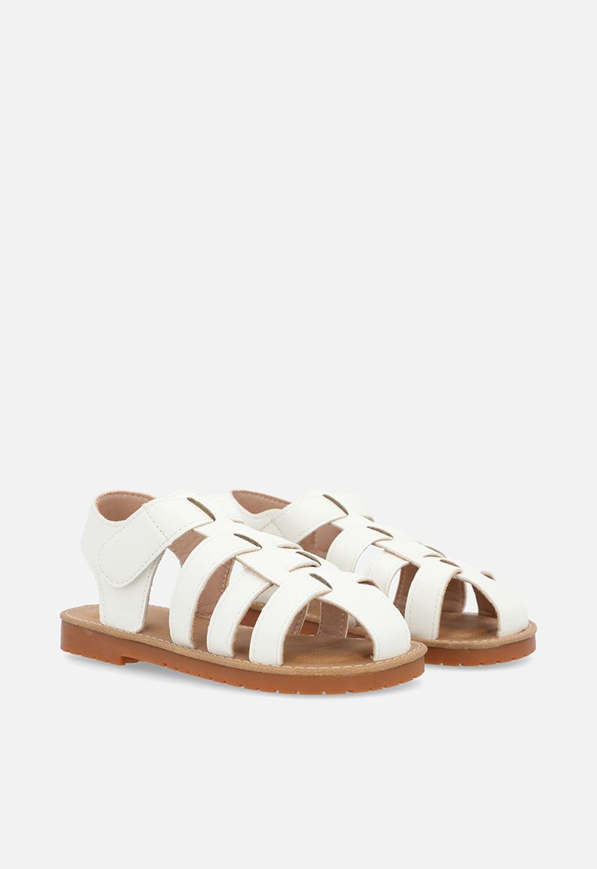 Pop Candy - Caged sandals - white