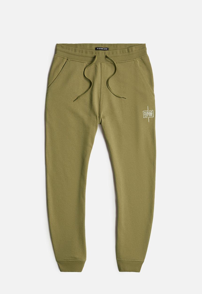 G-STAR - Logo sweat pant Heavy sherland sweat r ub - smoke olive