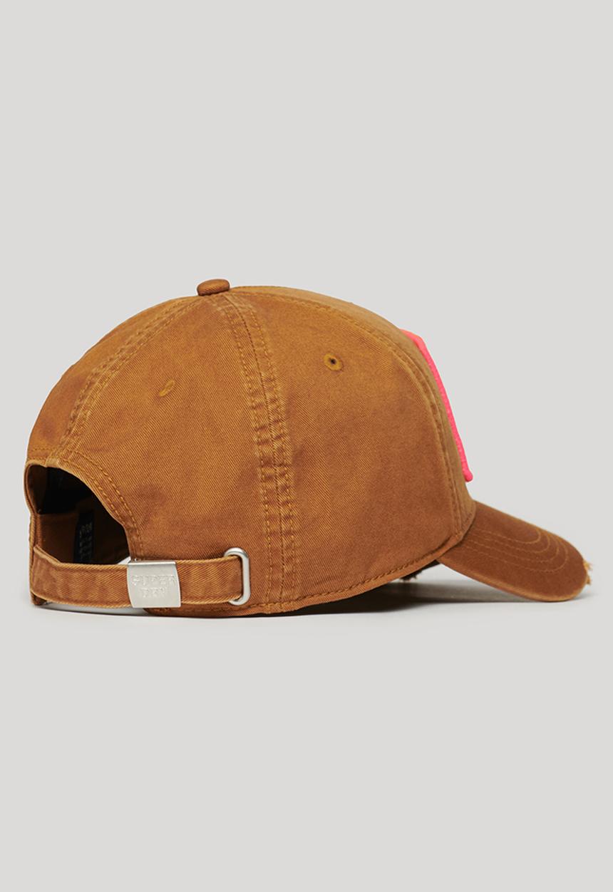 Superdry. - Graphic Trucker Cap - Denim Co Tobacco Brown