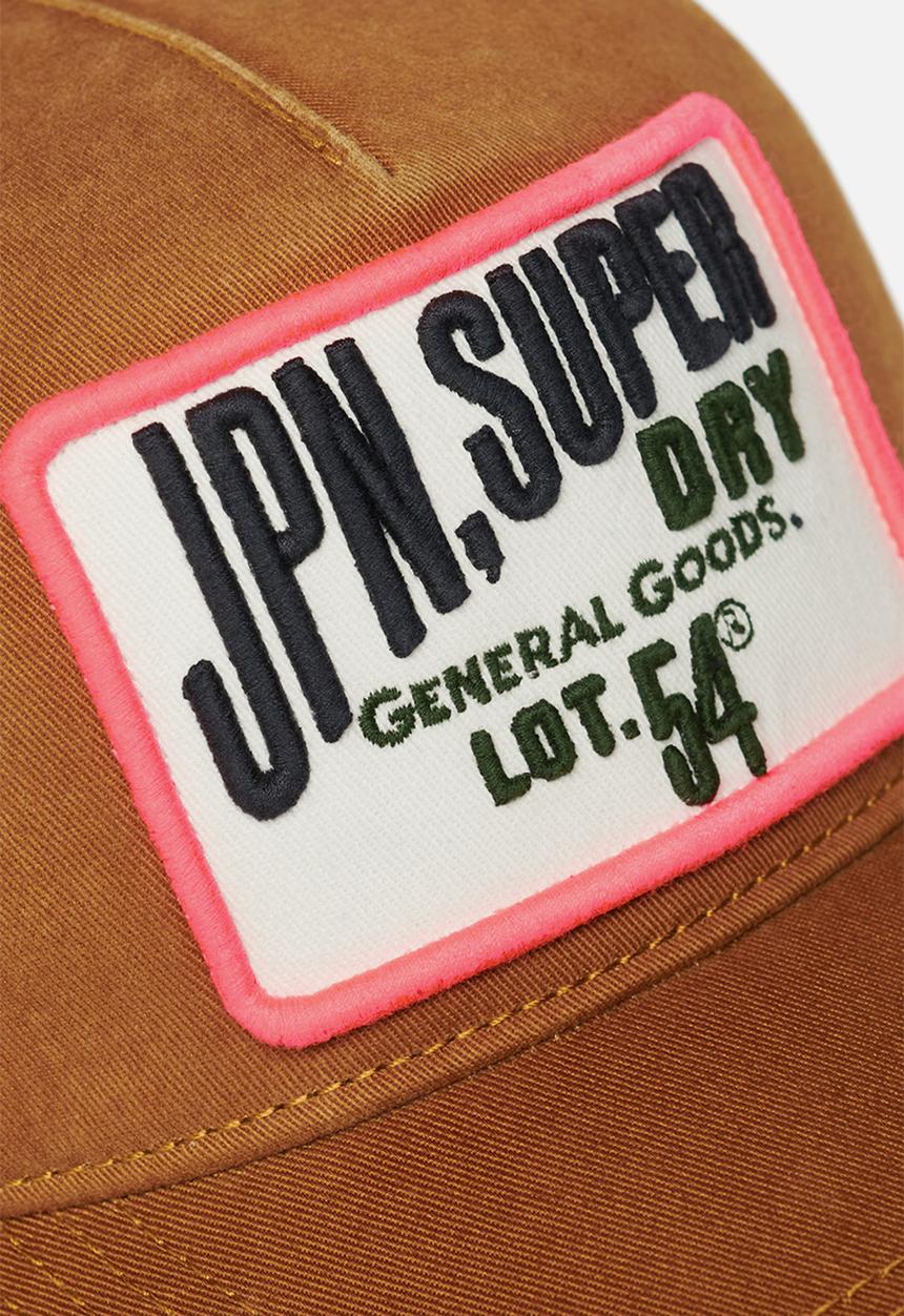 Superdry. - Graphic Trucker Cap - Denim Co Tobacco Brown