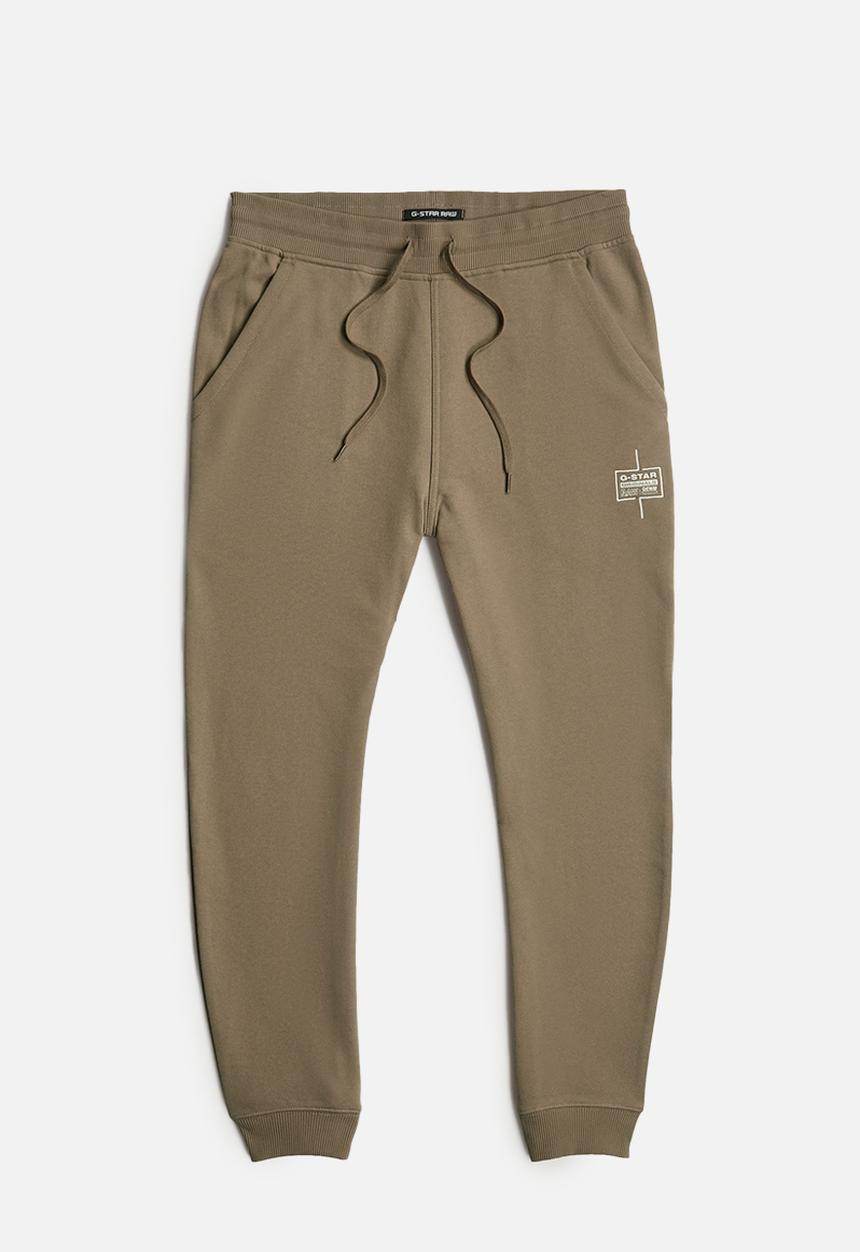 G-STAR - Logo sweat pant Heavy sherland sweat r ub - deep walnut
