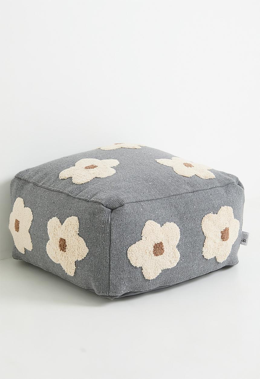 Sixth Floor - Flora pouf - Navy