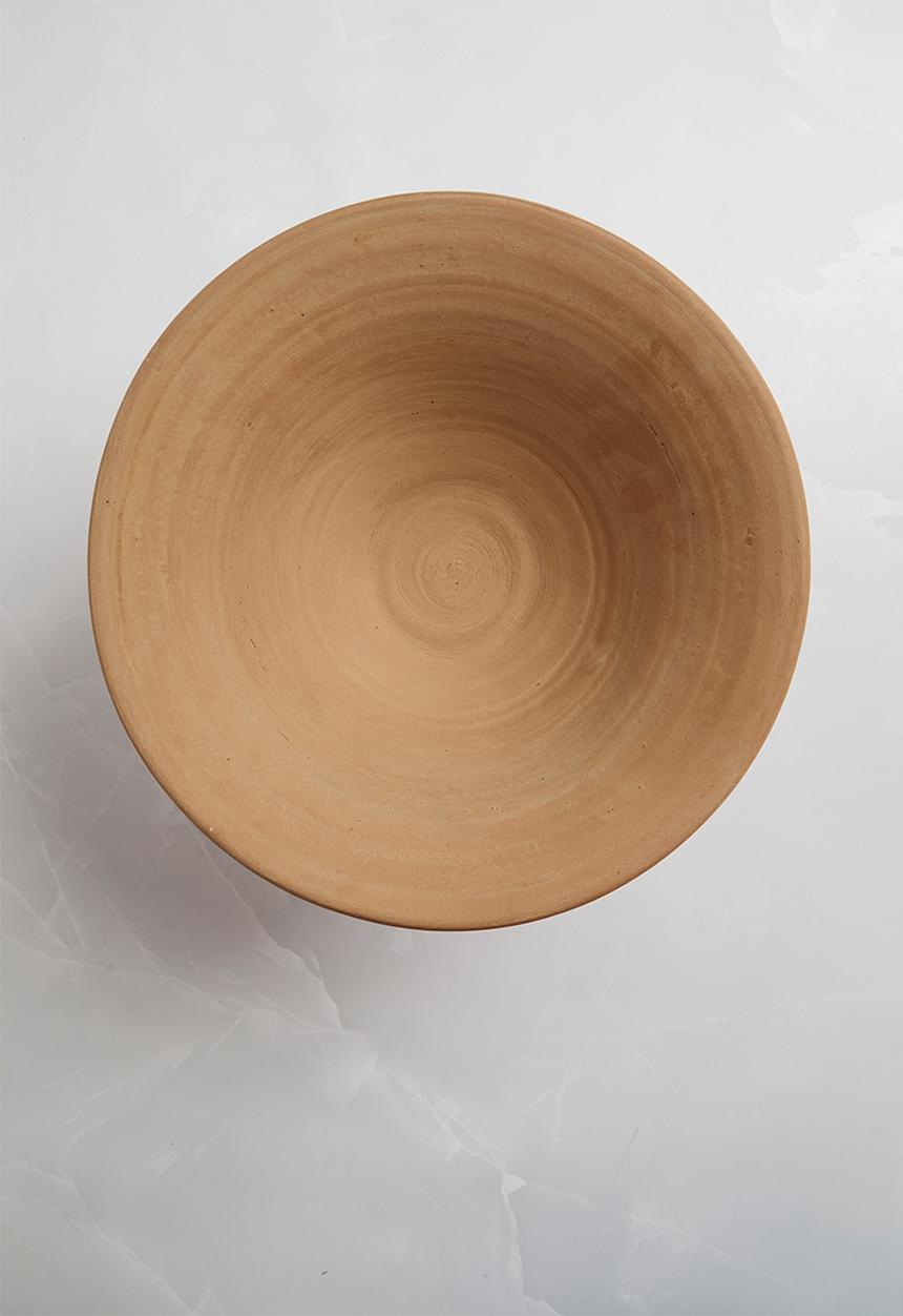 Sixth Floor - Terracotta Fruit Bowl with Stand - Terracotta