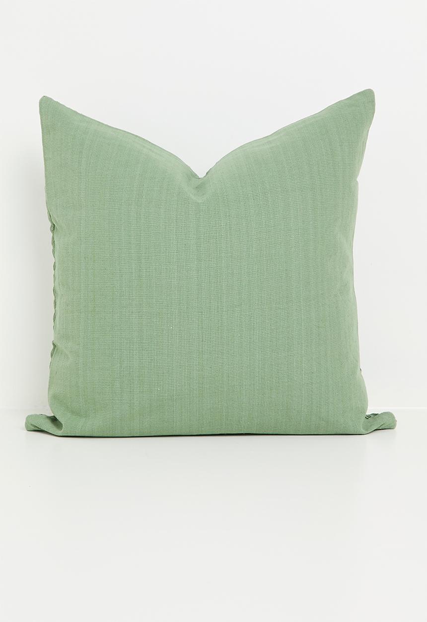 Sixth Floor - Waffle woven cushion cover - Fatigue