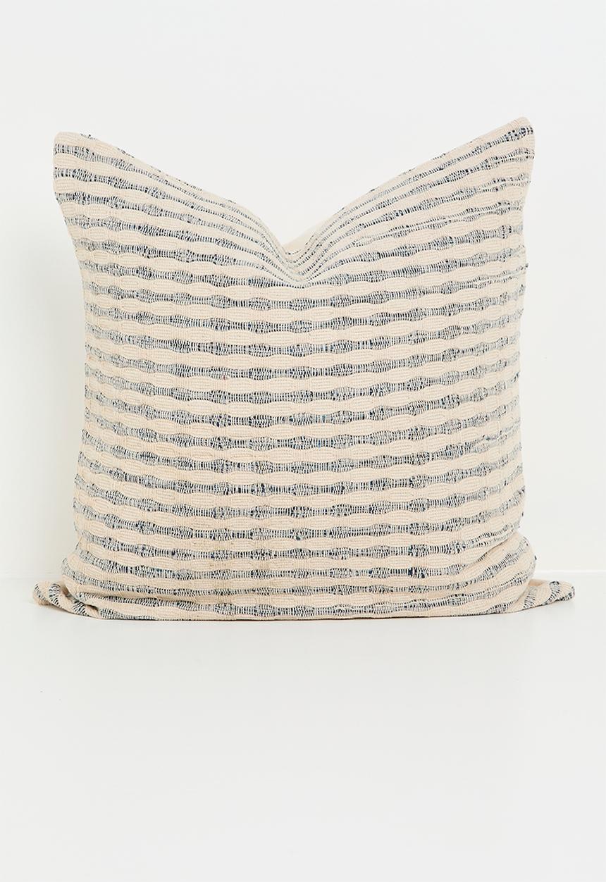 Sixth Floor - Tilo woven cushion cover - Indigo