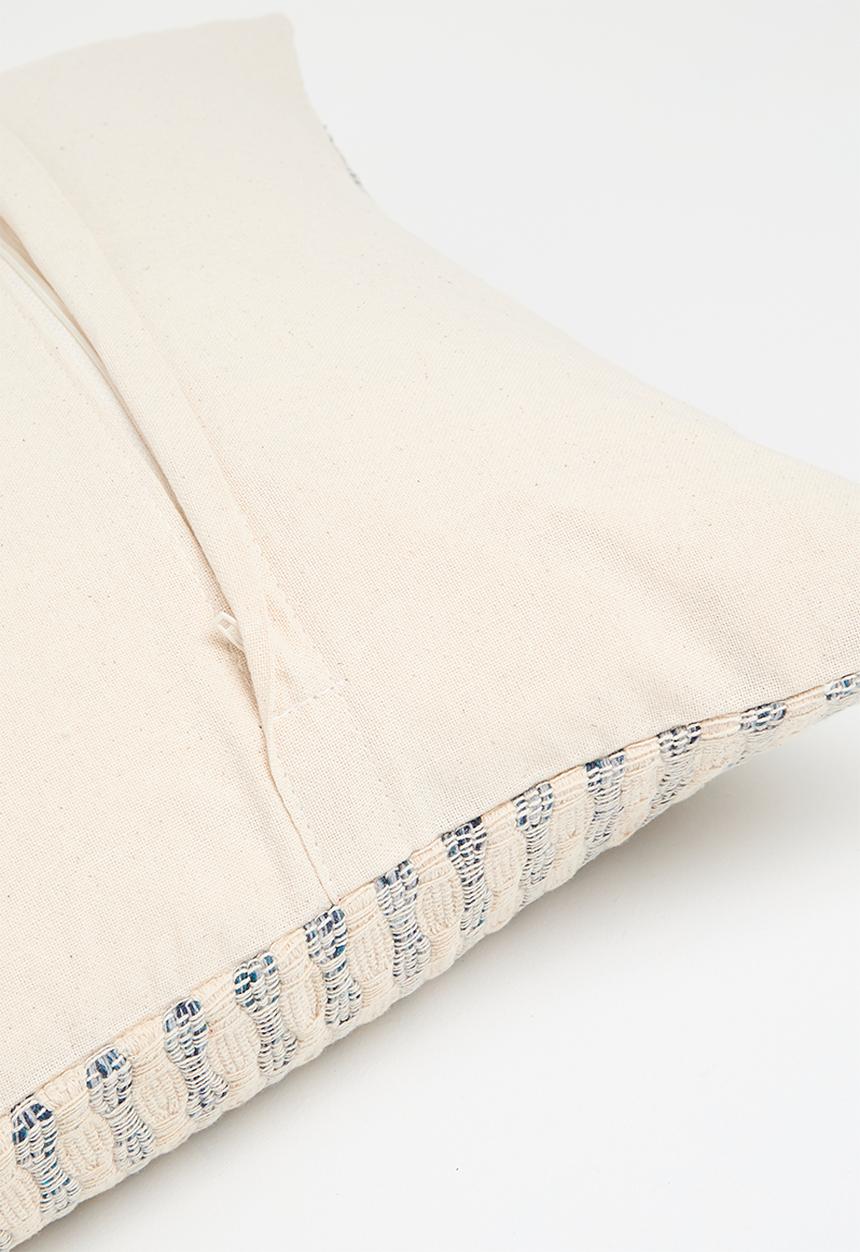 Sixth Floor - Tilo woven cushion cover - Indigo