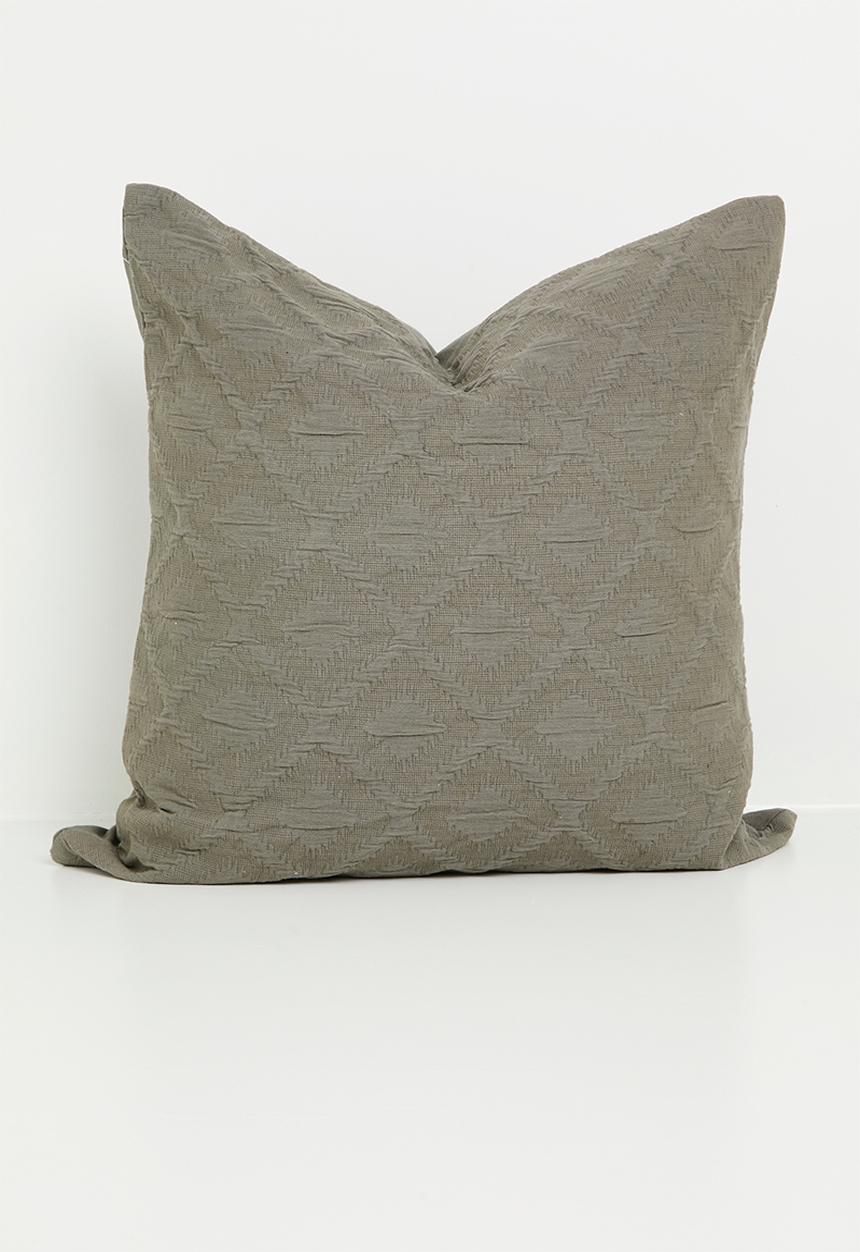 Sixth Floor - Nito woven cushion cover - Grey