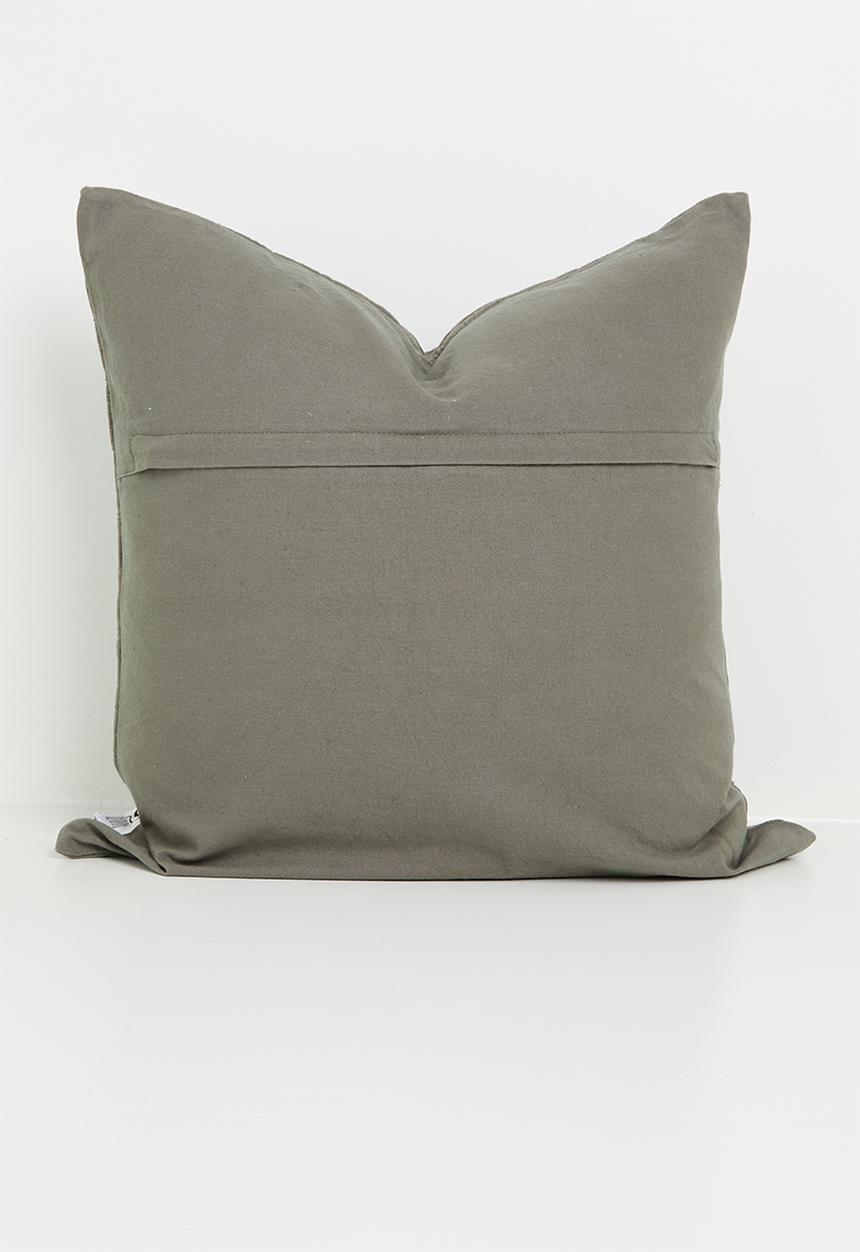 Sixth Floor - Nito woven cushion cover - Grey