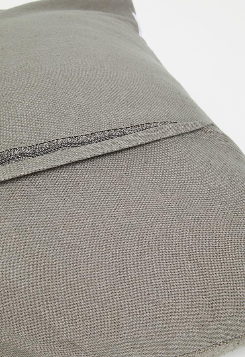 Sixth Floor - Nito woven cushion cover - Grey