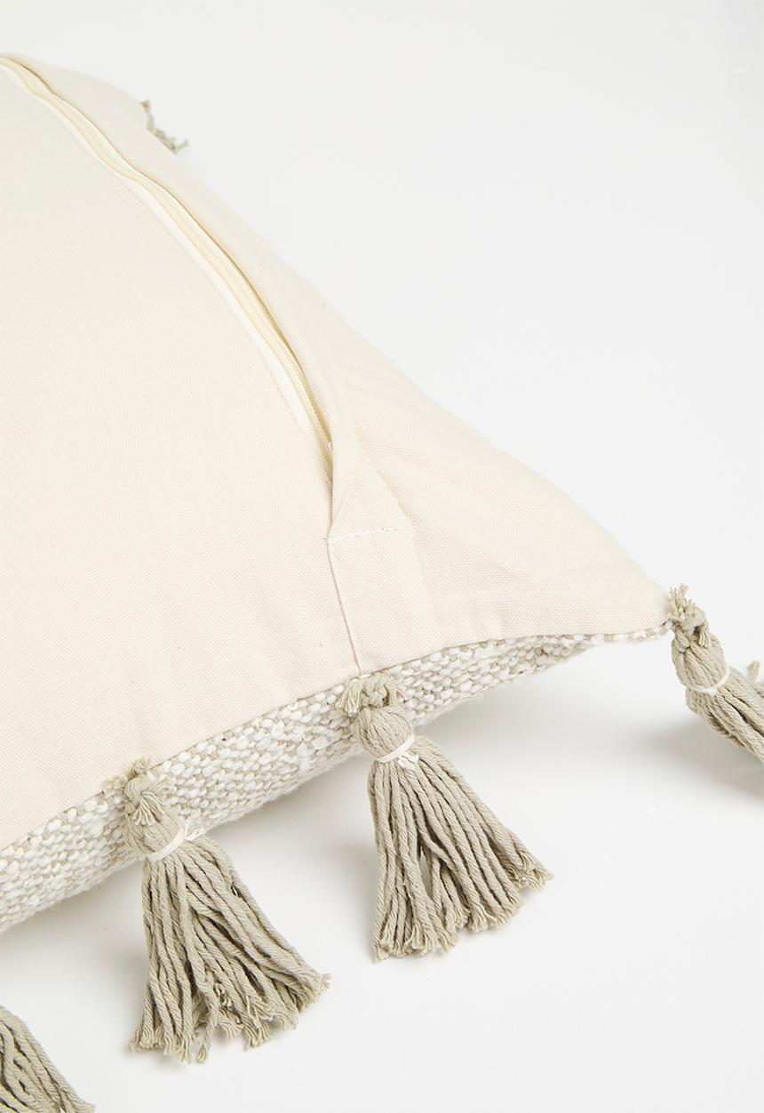Sixth Floor - Lia woven cushion cover - Natural